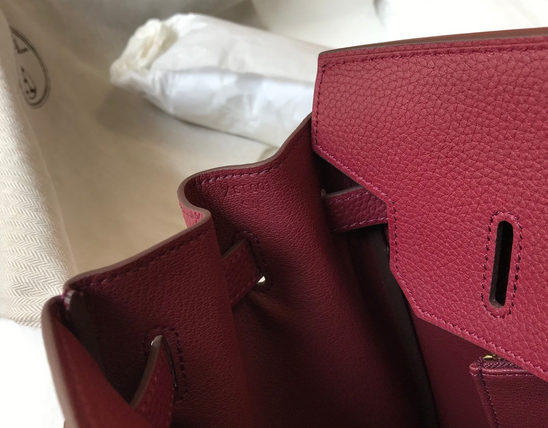 HM BIRKIN 35CM BURGUNDY TOGO LEATHER GOLD HARDWARE