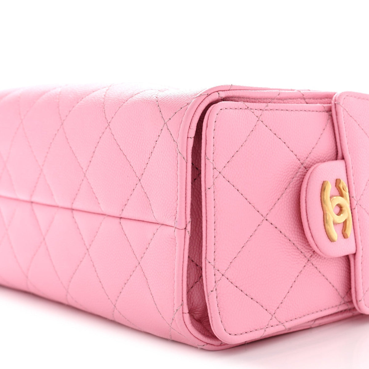 Caviar Quilted Mini Chanel 25 Handbag Pink