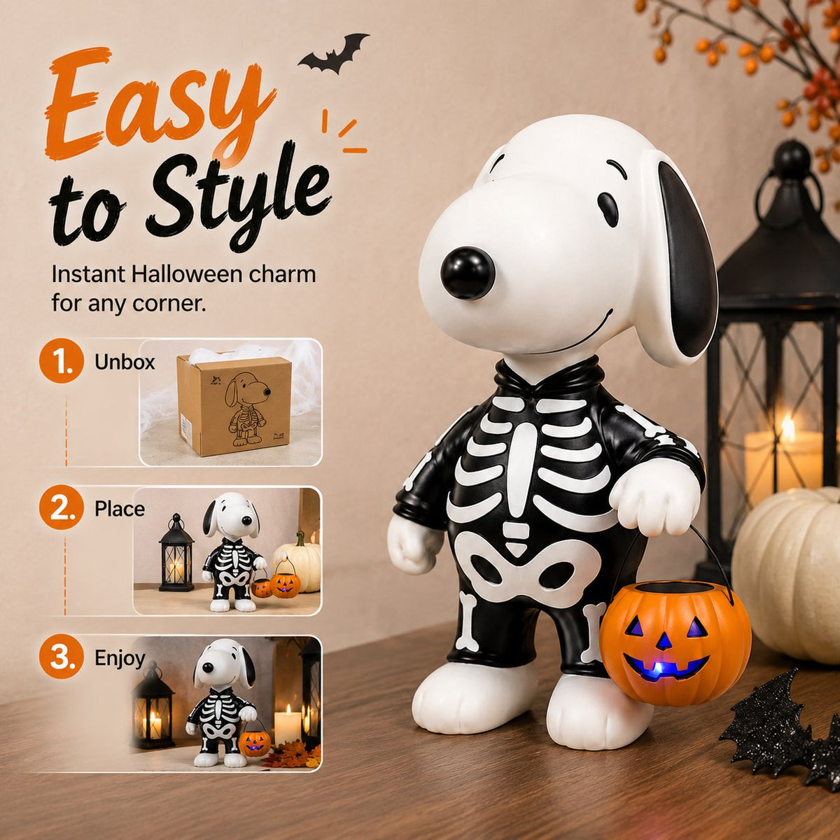 π Light Up Halloween with the Cutest Skeleton Pup! πΆβ¨