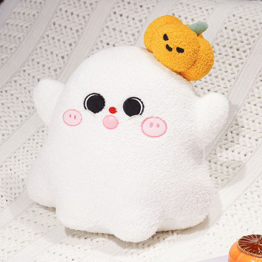 Cute Pumpkin And Ghost Pillow