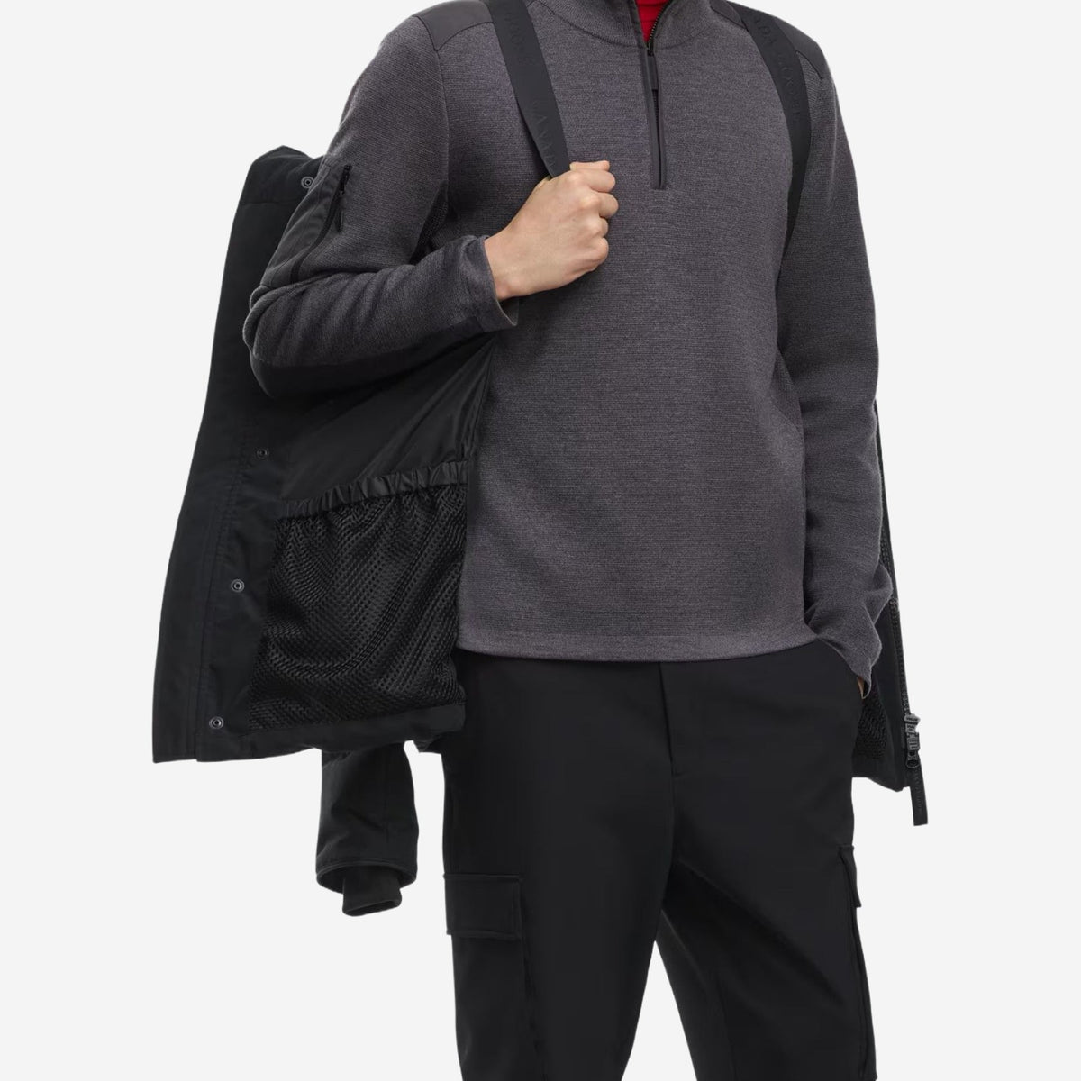 Canada Goose Wyndham Black Disc Parka