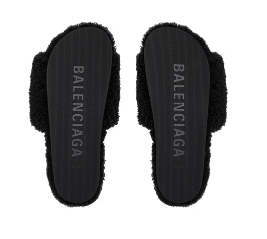 Furry Slide Sandal