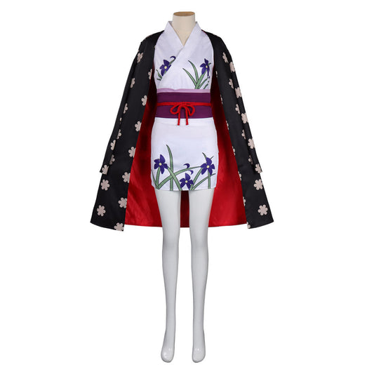 Wano Country Arc Onigashima Nico Robin Kimono Cosplay Costume