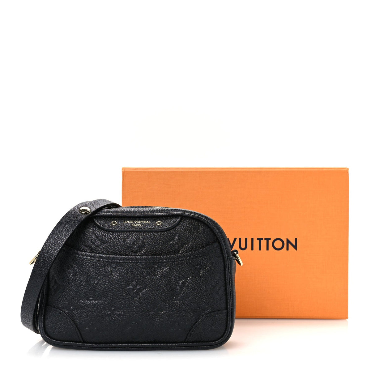 Empreinte Monogram Tiny Camera Bag Black