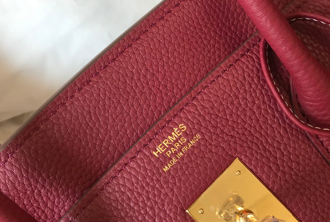 HM BIRKIN 35CM BURGUNDY TOGO LEATHER GOLD HARDWARE