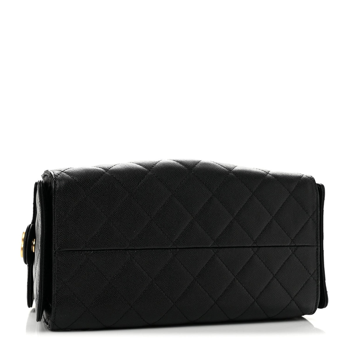 Caviar Quilted Small Chanel 25 Handbag Black