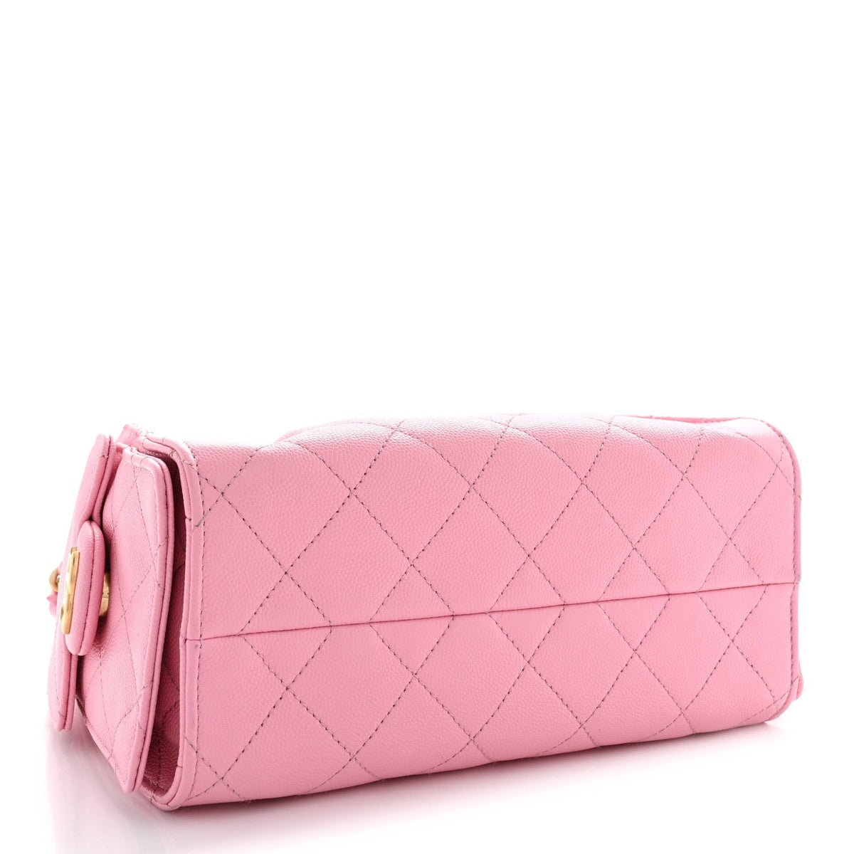 Caviar Quilted Mini Chanel 25 Handbag Pink