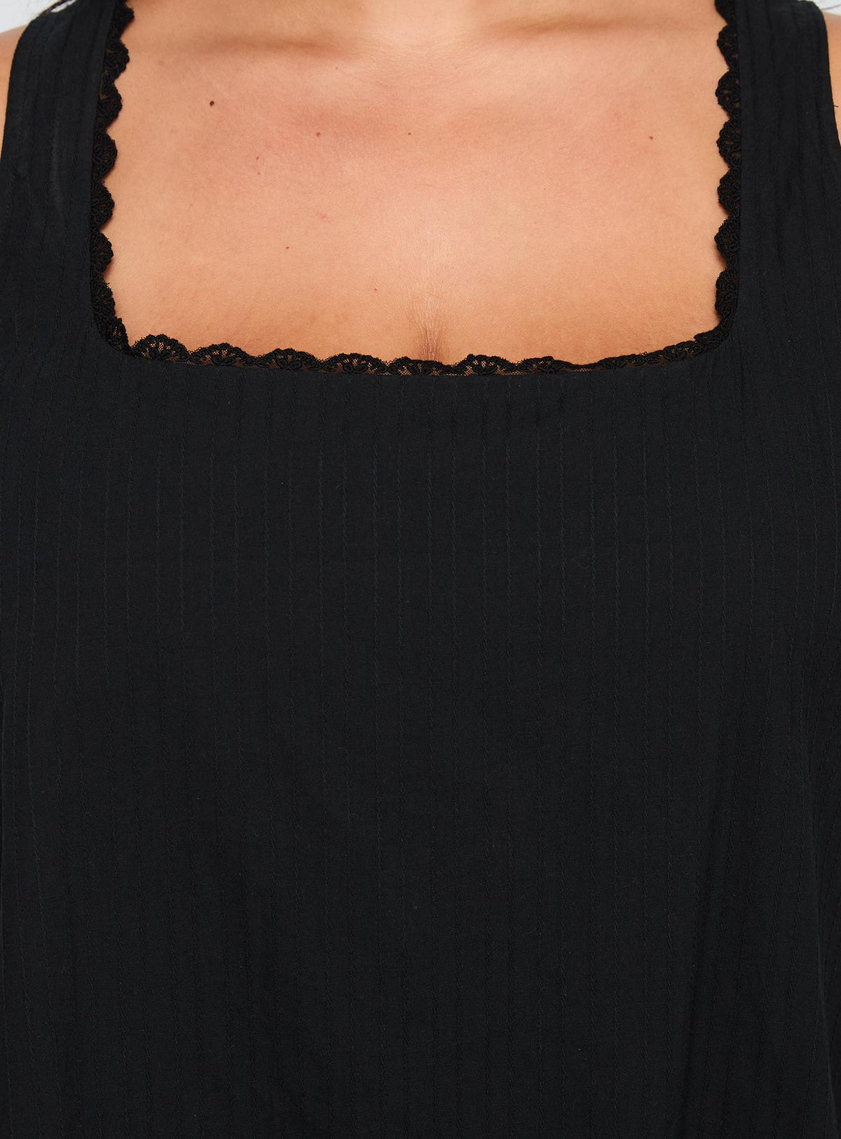 Alanah Mini Dress Black Curve