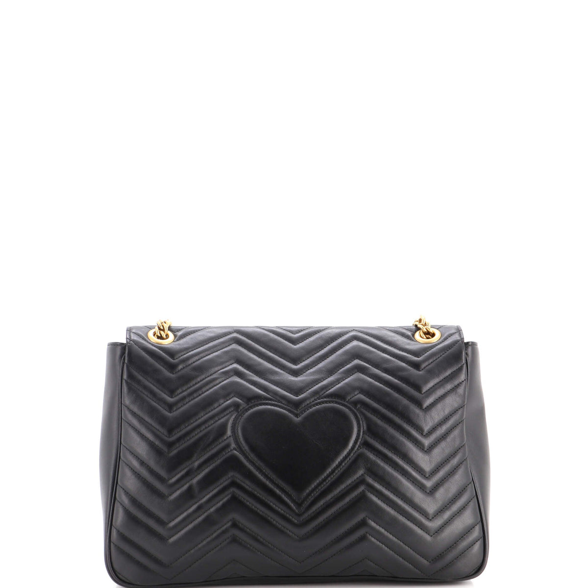 GG Marmont Flap Bag Matelasse Leather Large