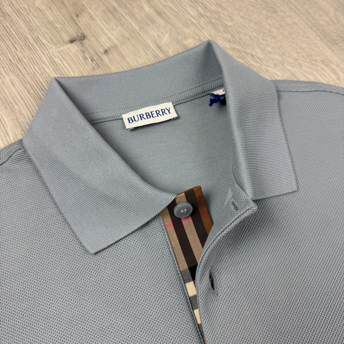 Burberry 'Hartford' Polo Shirt - Gale Grey