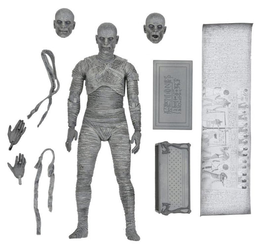 BBT - Universal Monsters Ultimate Mummy (Black & White) Figure