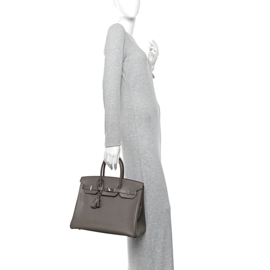 Epsom Birkin 35 Etain
