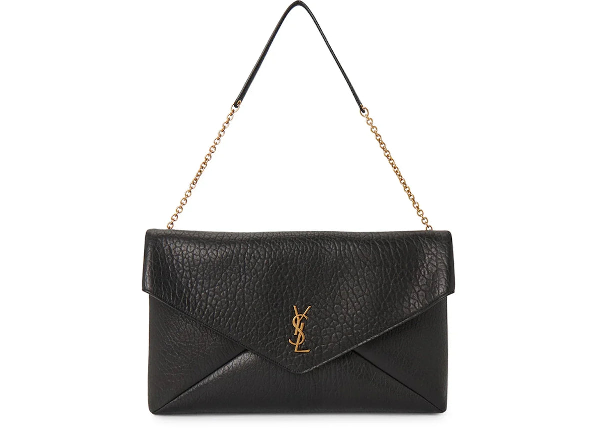 Saint Laurent Cassandra Chain Shoulder Bag Black