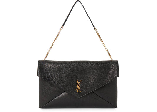 Saint Laurent Cassandra Chain Shoulder Bag Black