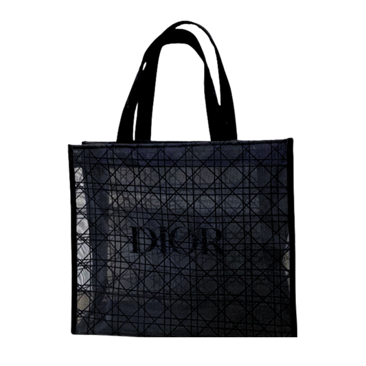 Dior Mesh Tote Bag - Black