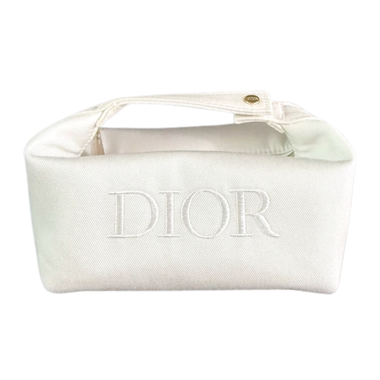 Dior Beauty White Prestige Pouch with Handle