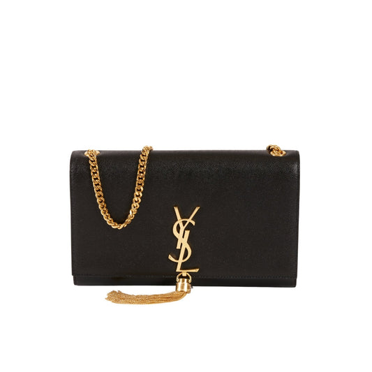 YSL Kate Medium Tassel Black