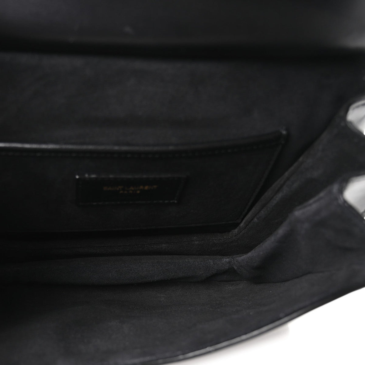 Smooth Calfskin Small Charlie Shoulder Bag Black