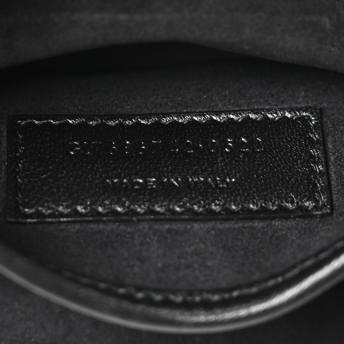 Smooth Calfskin Small Charlie Shoulder Bag Black