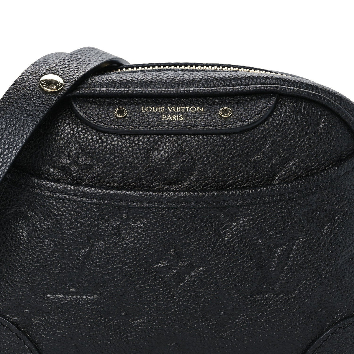 Empreinte Monogram Tiny Camera Bag Black