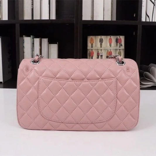 Chanel Pink Quilted Caviar Leather Timeless Shoulder Bag